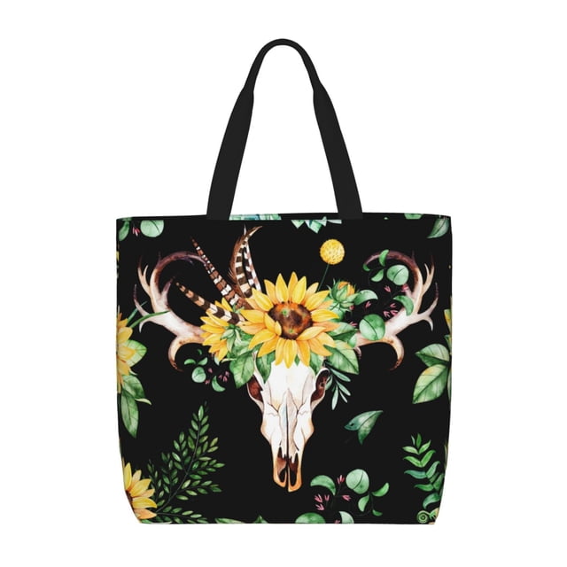 Fotbe Bolsa Tote con Estampado para Mujer, Bolsos con Cremallera, Bolsa de Hombro Casual de Gran Capacidad con Bolsillos Internos
