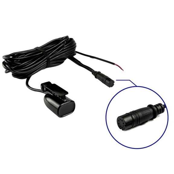 Bullet Skimmer Transducer - Black - Compatible with HOOK2 4x Series - High Sensitivity
