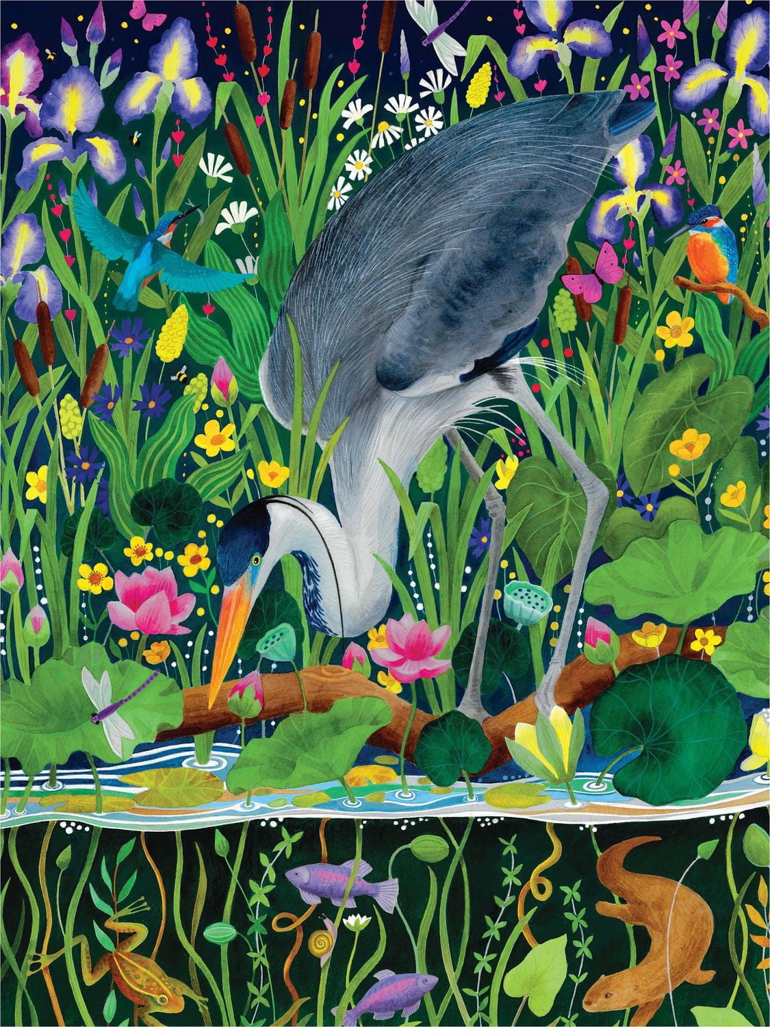 Ceaco Glow Le jardin pour les délices terrestres Puzzle 750 pièces