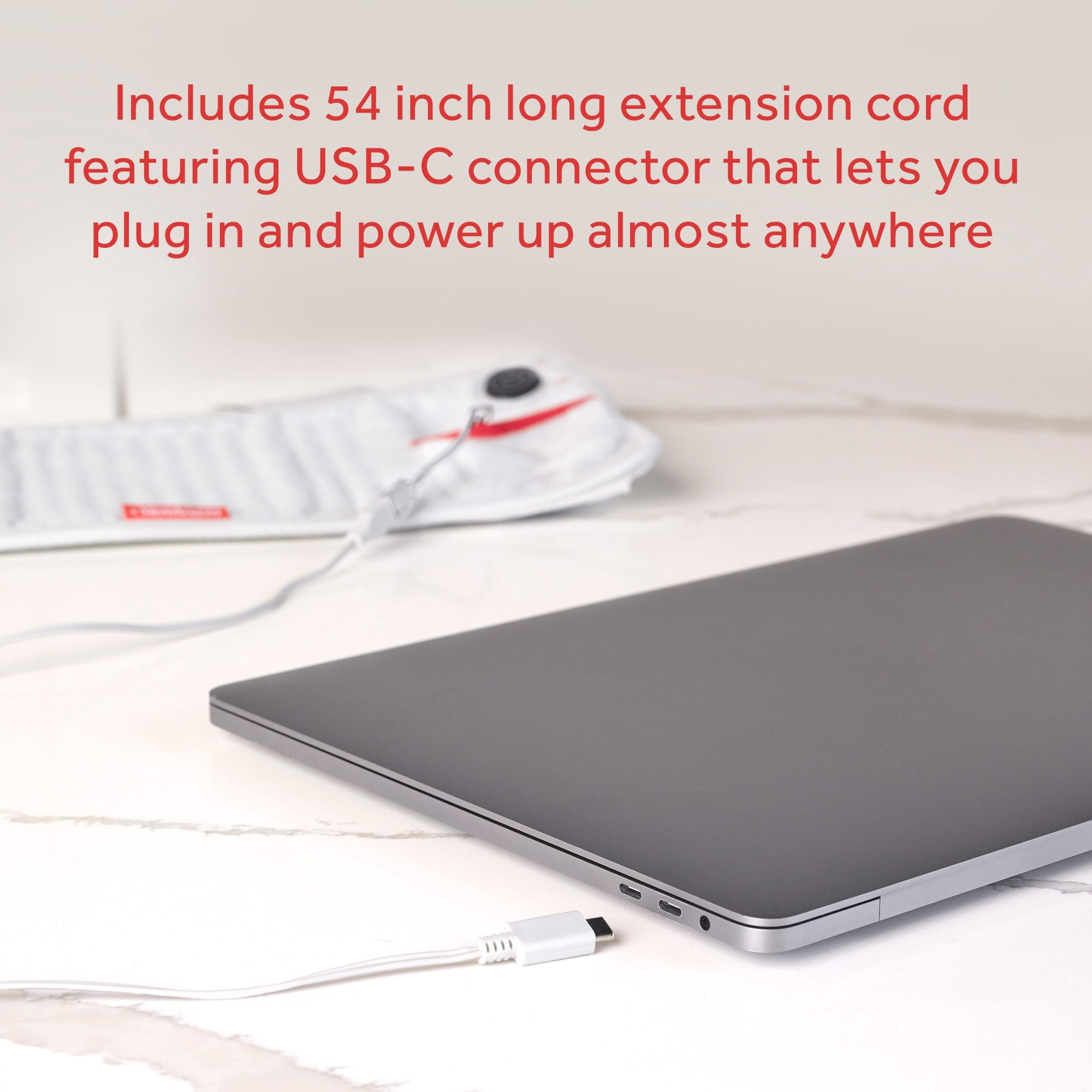 (2 pack) Sunbeam GoHeat USB-Powered Heating Pad