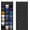 Black - Large - 24 pockets, variant on 24 Pockets Over the Door Hat Organizer, Clear Visible No Drill Rack for Baseball Caps