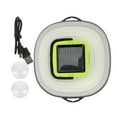 thumbnail image 2 of Lampe de Tente de Camp, Lampe à Énergie Solaire, Conception Portable Rétractable Flexible pour la Randonnée, le Voyage et le Camping à l'Intérieur et à l'Extérieur Cadre Vert, Cadre Noir, 2 of 8