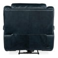 thumbnail image 2 of Bowery Hill Flat Power Recliner with Power Headrest & Lumbar in Blue Leather, 2 of 5
