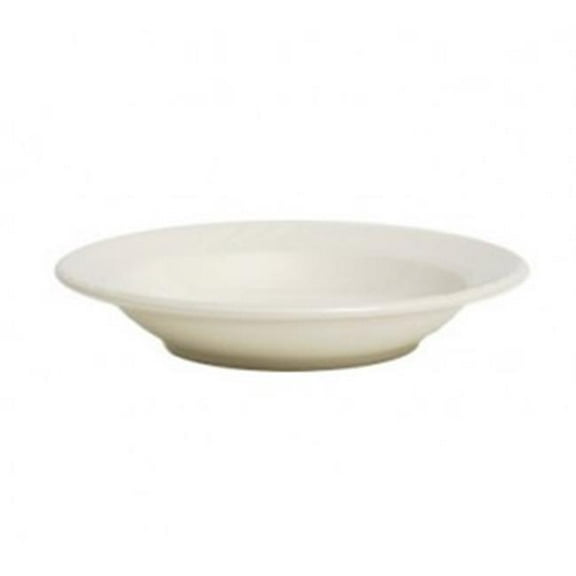 Tuxton China YED-112 Monterey 11.25 in. Embossed Pattern Rim Soup-Pasta Bowl - American White - 1 Dozen