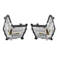 thumbnail image 6 of JX RACING Front Bumper Kit Assembly Compatible with Hyundai Elantra Sedan 2021-2023 Bumper Cover & Grille Grill & LED DRL Foglight & Radiator Support & Bracket, 6 of 17
