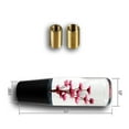 thumbnail image 3 of 15CM JDM Clear Real Flowers Manual Gear Stick Shift Knob Lever Shifter Head VIP Purple, 3 of 5