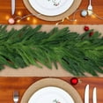 thumbnail image 2 of Christmas Garland with Red Berries, Artificial Pine Garland 6ft, Holiday Decoration for Fireplace, Staircase, Front Door Wreath, Table Centerpiece Indoor Outdoor, 2 of 12