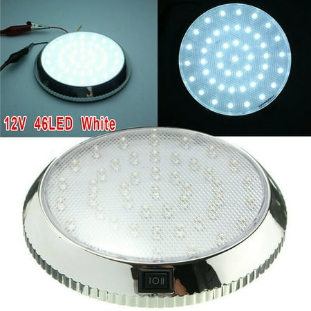

LED Ceiling Light White Lamp Bright Camper Trailers Indoor For DC 12V Vehicle