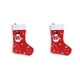 thumbnail image 4 of Ounissouiy Medias de Navidad Santa Claus copo de nieve colgando calcetines de Navidad adorno de árbol de chimenea saco de Año Nuevo tela no Type2 NO2, 4 of 6