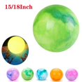 thumbnail image 1 of EIMELI LED Inflatable Leather Ball Children Pat Ball Outdoor Pool Beach Party Adult Games 15/18 inch, 1 of 6