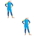thumbnail image 2 of Sonducket Traje de neopreno para niños Traje de neopreno para niños Trajes de neopreno cómodos Azul XL 2piezas, 2 of 6