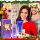 thumbnail image 1 of Set de cuidado corporal navideño con fragancia romántica, 100 ml de spray corporal y 100 g de crema corporal de lavanda., 1 of 9