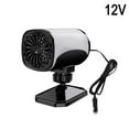 thumbnail image 1 of 150W Car Heater 12/24V Winter Windshield Defroster Angle Adjustable Heating Lighter Dual Use & Cigarette Cooling, 1 of 8