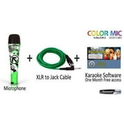 DJ-Tech MIC014 Jammin Pro Green Planet Handheld Mic W/