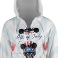 thumbnail image 4 of Happy 4th of July Patriotic Doberman Pinscher Marching Band Uniform Balloons Fireworks All Over Print 3D Hooded Duffle Toggle Coat Doberman Dog Lover Gifts - 13009, 4 of 6