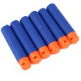 thumbnail image 2 of 60 piezas 9,5x2 cm EVA pistola de aire suave recarga bala dardos juguete espuma reutilizable juego accesorio (azul), 2 of 7