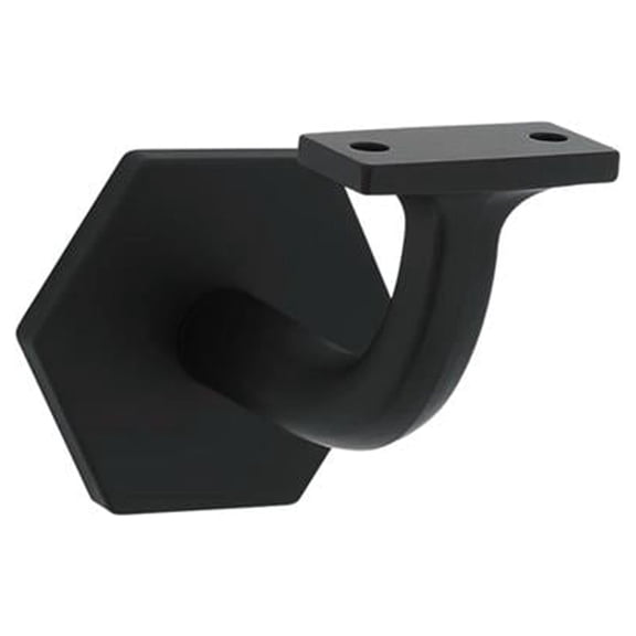 National Hardware N830-533 1-Pc. Powell Handrail Bracket, Matte Black - Quantity 5