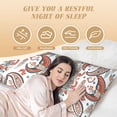 thumbnail image 6 of Naloa Paisley Floral Body Pillow Cover, Pillowcases with Hidden Zipper Breathable Long Pillow Case (Pillows are not included,20x54 inch), 6 of 7