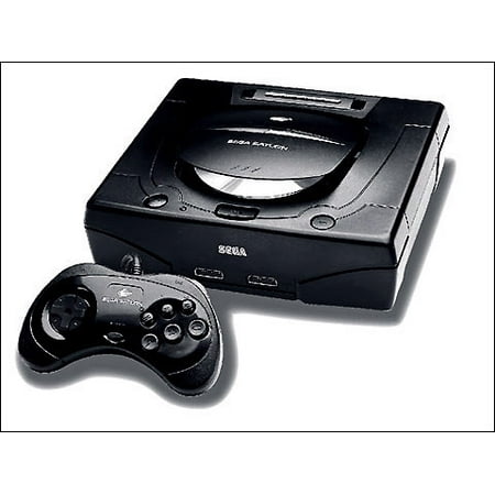 Refurbished Sega Saturn System Video Game Console Black