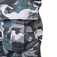 thumbnail image 6 of Odeerbi Trousers Full Length Pants for Men Plus Size Pure Cotton Thick Camouflage Multi-pocket Wear-resistant Overalls Trousers Blue, 6 of 6