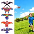 thumbnail image 3 of Daily Mix Store Dynamic Fishing Rod Plastic Kite Cartoon Butterfly Small Kite Handheld Simulation Parrot Eagle Flying Swallow Outdoor Easy Toys, 3 of 8