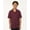 Maroon, variant on AllPro 41800Y Pro-Lock Youth Performance Polo-Black-XS