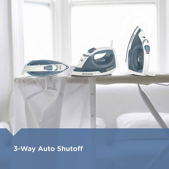 Easy Steam Compact Iron and 1.7L Cordless Electric Kettle