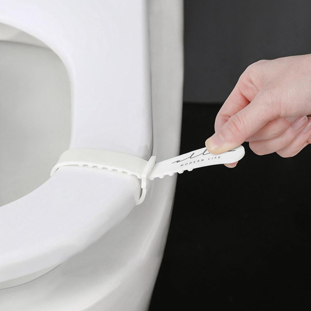 Cute Home Toilet Seat Lifting Lid Opener Avoid Touching Clean Handle Lifter WE 