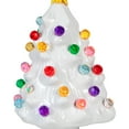 thumbnail image 6 of Northlight Retro Tree Ceramic Christmas Night Light - 7" - White, 6 of 9