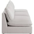 thumbnail image 5 of Meridian Furniture Mackenzie Beige Durable Linen Textured Modular Sofa, 5 of 7