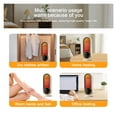 thumbnail image 6 of PTC Ceramic Heating Portable Heater Electric Fan Heater Mini Radiator Desktop Warmer Machine ,Fast Warm Air Delivery, 6 of 6