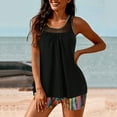 thumbnail image 4 of 2024 Two Piece Womens Tankini Swimsuits Modest Tankini Bathing Suit with Shorts Swimwear, 4 of 6