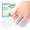 Clear, variant on Welnove Gel Toe Caps & Protectors - Silicone Toe Covers & Cushions for Pain Relief, Missing or Ingrown Toenails, Corns, Calluses & Blisters, 4 Large + 8 Medium, White