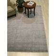 thumbnail image 4 of EORC Brown Wool & Viscose Transitional Urban Rug, 8' x 10', 4 of 9
