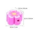 thumbnail image 2 of About 80Pcs DIY Mixed Clay Beads for Bracelets Beaded Crafts Hair Accessories, 2 of 7