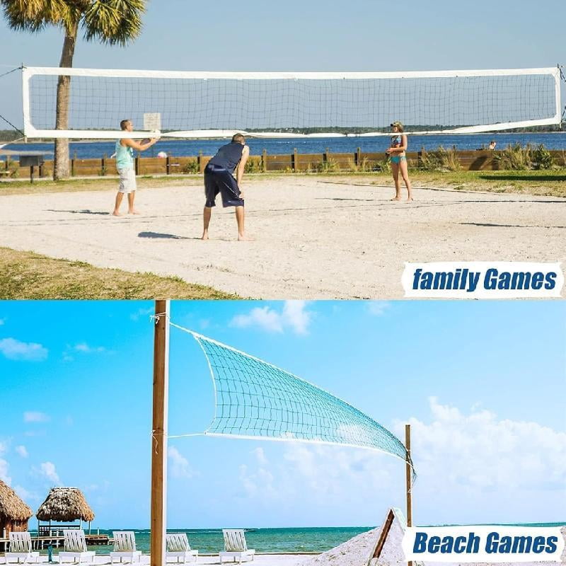 Zeiwohndc Portable Volleyball Net Regulable Volleyball Net Durability Volleyball Net
