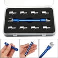 thumbnail image 4 of 1 Set Blue Motorcycle Spoke Wrench and 10 Pieces Hardened Tips 5.0-6.8 for Most Motorbikes, 4 of 6
