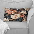 thumbnail image 4 of Designart "Melodies of Pink in Vintage Garden" Floral Printed Throw Pillow, 4 of 5