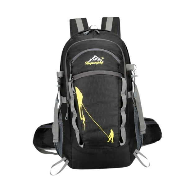 Mochila Impermeable Kusrkot Alta Capacidad para Acampar Senderismo Bicicleta Negro
