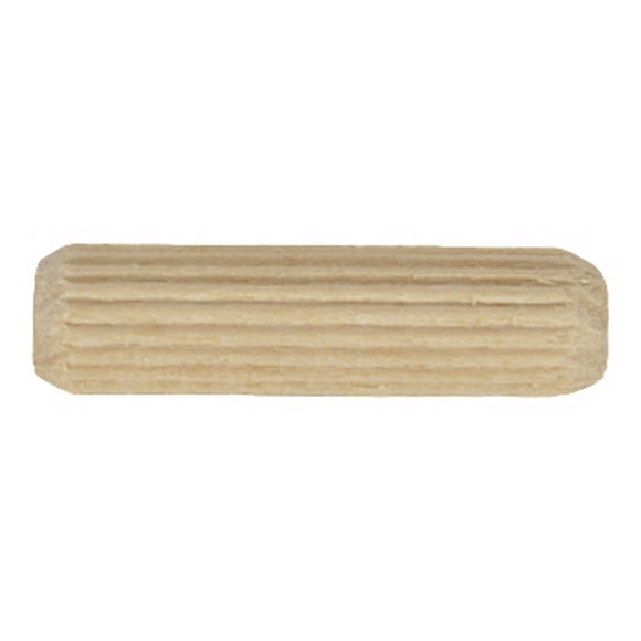taquete de ensamble 0.8 x 3 cm beige 12 piezas