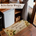 thumbnail image 3 of Sunflower Kitchen Mat Set of 3, Yellow Sunflower Kitchen Rugs and Mats Non-skid Washable Kitchen Floor Mats for in Front of Sink, Country Farmhouse Sunflower Kitchen Decor and Accessories(Vintage), 3 of 6