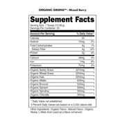 Bucked Up Organic Greens Powder, Superfood Drink Mix with 8 Essential Greens, Mixed Berry, 30 Servings (11.17 oz)