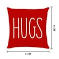 thumbnail image 3 of Nomeni Housse de Coussin, Poupée en Polyester, Housses de Coussin de la Saint-Valentin 18X18 Housses de Coussin Rouges pour Exprimer l'Amour Housses de Coussin de la Saint-Valentin pour Canapé Salon Décorations Maison, 3 of 9