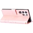 thumbnail image 4 of Compatible with Samsung Galaxy S22 Ultra Case Glitter with Card Holder Flip Wallet Phone Case for Women Crystal Butterfly Shockproof Protective Case for Samsung Galaxy S22 Ultra,Rose Gold GY, 4 of 12