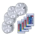 thumbnail image 2 of RGB Submersible Led Lights Battery Operated Underwater Spot Lights With Remote Outdoor Vase Bowl Pond Garden Party Decoration ,Low Energy, 2 of 7