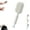 White, variant on Retractable Cushion Massage Comb, Anti-Static Detangling Brush for All Hair Types, Portable Styling Tool for Women Men
