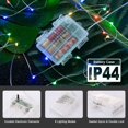 thumbnail image 3 of Cadena De Luces De 2 X 10 M 100 Led Con Pilas, Para Interiores/Exteriores/Navidad/Bodas Y Terraza Césped A Prueba De Agua Ip67 (multicolor), 3 of 5