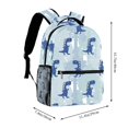 thumbnail image 2 of Backpack for Teens Large Capacity Casual Backpack With Unique Dinosaur Print For School Outdoor Activities Travel Bag, 2 of 2