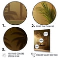 thumbnail image 3 of Designart "Shadowy Palms In The Golden Grove" Palms & Palm Trees Floater Framed Wall Art Prints, 3 of 5