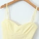 thumbnail image 5 of Mini vestido de playa sin espalda con cuello en V para mujer - Tejido elástico y ligero - Adecuado para la playa, fiestas y ropa informal con referencia de tallas, 5 of 8